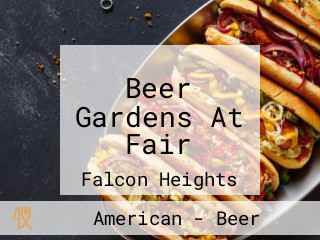 Beer Gardens At Fair