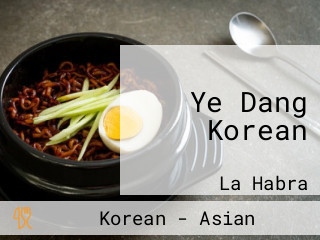 Ye Dang Korean