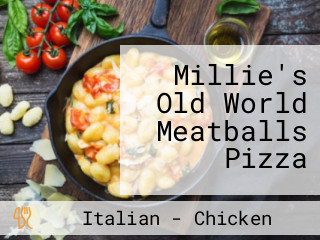 Millie's Old World Meatballs Pizza