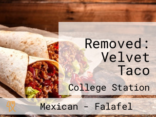 Removed: Velvet Taco