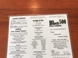 Block500 Pizza Company