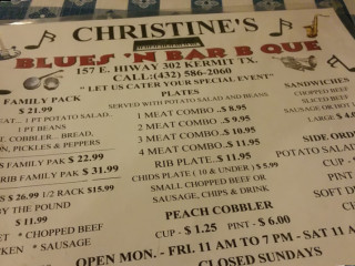 Christine's Blues Barbeque