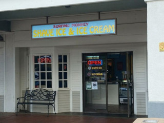 Surfing Monkey Shave Ice