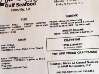 Louisiana Gulf Seafood