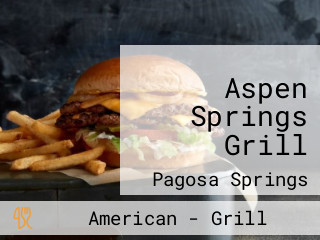 Aspen Springs Grill