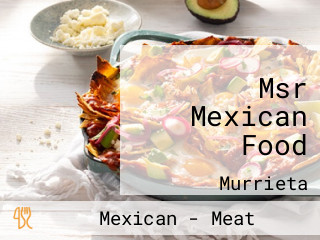 Msr Mexican Food
