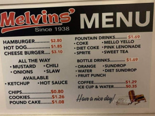 Melvin's Hamburgers Hot Dogs