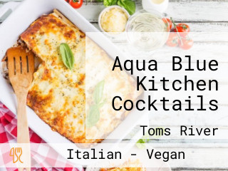 Aqua Blue Kitchen Cocktails