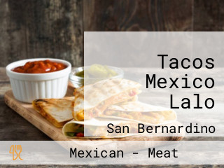 Tacos Mexico Lalo