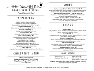 The Shoreline Beach Club And Grill