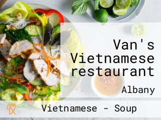 Van's Vietnamese restaurant 