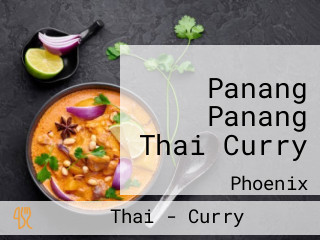 Panang Panang Thai Curry