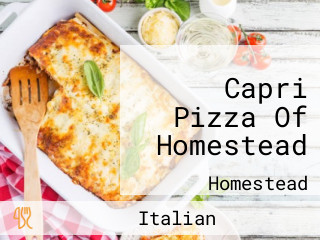 Capri Pizza Of Homestead