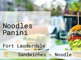 Noodles Panini