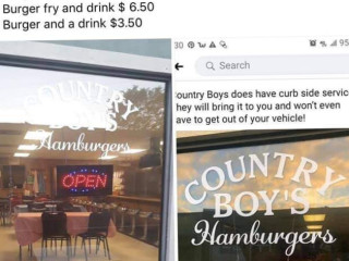 Country Boy's Hamburgers