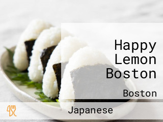 Happy Lemon Boston