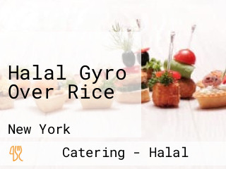 Halal Gyro Over Rice