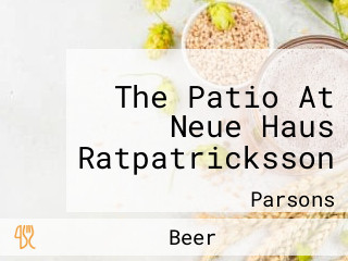 The Patio At Neue Haus Ratpatricksson