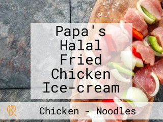 Papa's Halal Fried Chicken Ice-cream