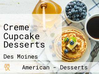 Creme Cupcake Desserts