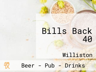 Bills Back 40