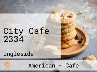 City Cafe 2334