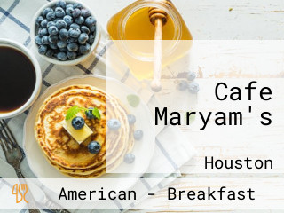Cafe Maryam's