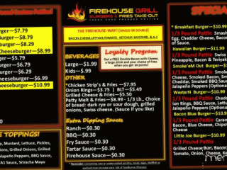 Firehouse Grill Burger Fries Take-out