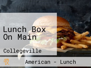 Lunch Box On Main