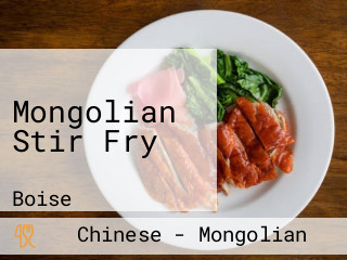 Mongolian Stir Fry