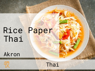 Rice Paper Thai