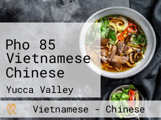 Pho 85 Vietnamese Chinese