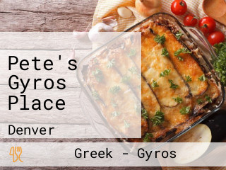 Pete's Gyros Place