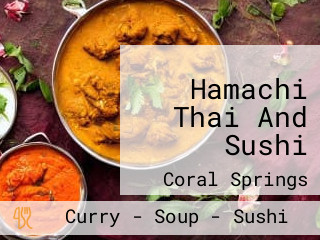 Hamachi Thai And Sushi