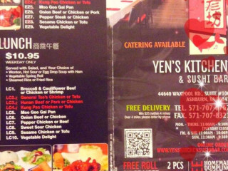 Yen's Kitchen And Sushi