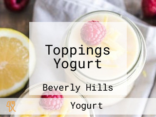 Toppings Yogurt