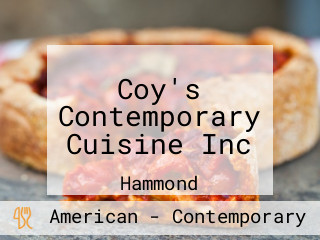 Coy's Contemporary Cuisine Inc
