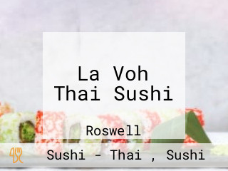 La Voh Thai Sushi