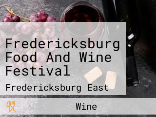 Fredericksburg Food And Wine Festival