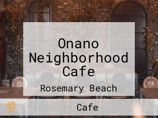 Onano Neighborhood Cafe