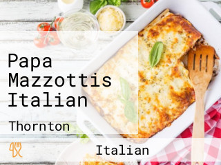 Papa Mazzottis Italian