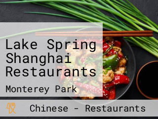 Lake Spring Shanghai Restaurants