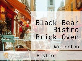 Black Bear Bistro Brick Oven