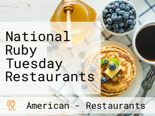 National Ruby Tuesday Restaurants