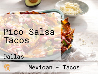 Pico Salsa Tacos