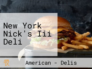 New York Nick's Iii Deli