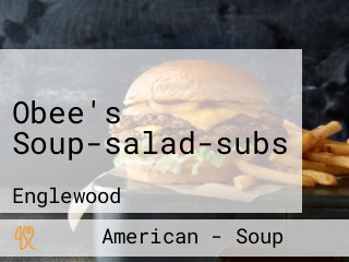 Obee's Soup-salad-subs