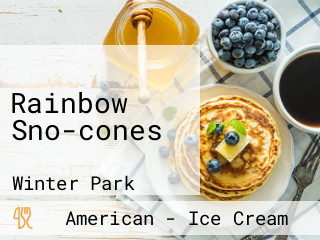 Rainbow Sno-cones