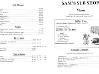 Sam's Sub Shop