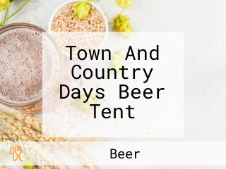 Town And Country Days Beer Tent